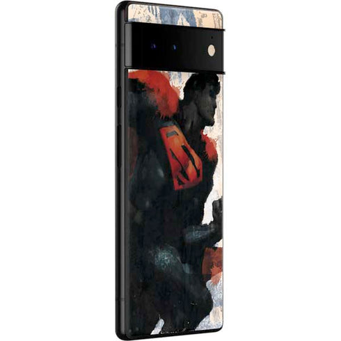 DC Comics Superman Color Sketch Google Pixel 6 Pro Skin